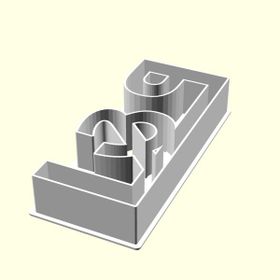Aldım Geldi I & P Kişiye Özel Üretim Organik Plastik Beyaz Renk 3D Baskı Kek Kalıbı