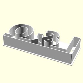 Aldım Geldi O & I Kişiye Özel Üretim Organik Plastik Beyaz Renk 3D Baskı Kek Kalıbı