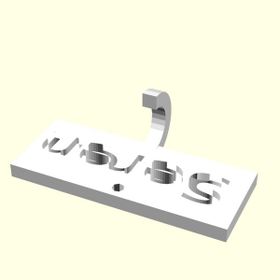 Aldım Geldi Seren Kişiye Özel Üretim Organik Plastik Beyaz Renk 3D Baskı Anahtarlık Tutucu