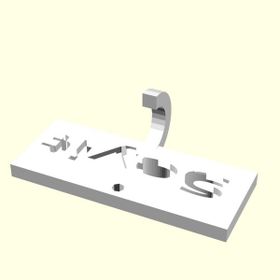 Aldım Geldi Seyit Kişiye Özel Üretim Organik Plastik Beyaz Renk 3D Baskı Anahtarlık Tutucu
