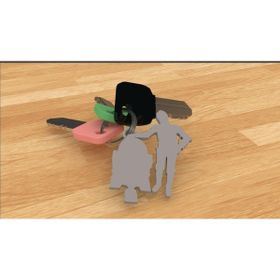 AldımGeldi C3Po & R2D2 Siluet Anahtarlık