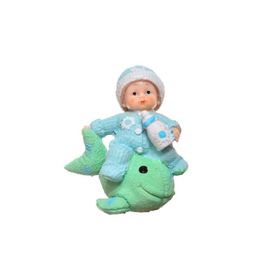 AldımGeldi Hediyelik Sevimli Bebek Balık Biblo Polyester Süs Eşyası