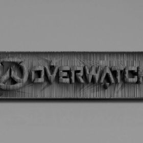 AldımGeldi Overwatch Logosu Anahtarlık Organik Plastikten Dekoratif Biblo