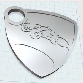 AldımGeldi Rocket League Logo Organik Plastikten Dekoratif Biblo