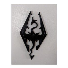 AldımGeldi Skyrim Amblemi Dekoratif Hediyelik Süs Eşyası Maket Biblo