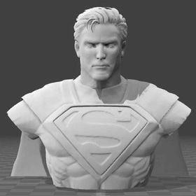 AldımGeldi Superman Büstü Dekoratif Hediyelik Süs Eşyası Maket Biblo