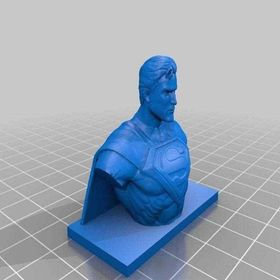 AldımGeldi Superman Büstü Dekoratif Hediyelik Süs Eşyası Maket Biblo
