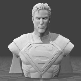 AldımGeldi Superman Büstü Dekoratif Hediyelik Süs Eşyası Maket Biblo