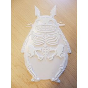 AldımGeldi Totoro Iskeleti Dekoratif Hediyelik Süs Eşyası Maket Biblo