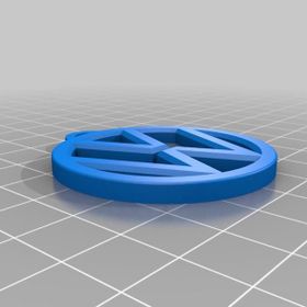 AldımGeldi Volkswagen Organik Plastikten Dekoratif Hediyelik Anahtarlık