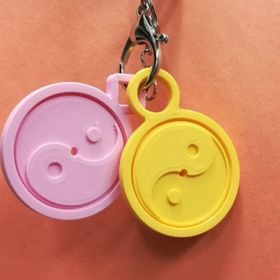 AldımGeldi Yin Yang Logosu Organik Plastikten Dekoratif Biblo