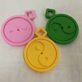 AldımGeldi Yin Yang Logosu Organik Plastikten Dekoratif Biblo
