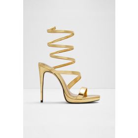 Aldo Katswirl Gold Kadın Abiye Topuklu Sandalet