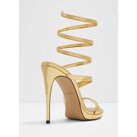 Aldo Katswirl Gold Kadın Abiye Topuklu Sandalet