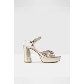 Aldo Lulea-TR Gold Abiye Topuklu Kadın Sandalet