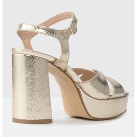 Aldo Lulea-TR Gold Abiye Topuklu Kadın Sandalet