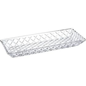 Alegre Glass 39x15x4 cm Kafes Desenli Sunum Tabak