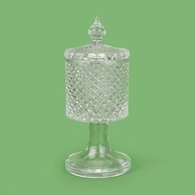 Alegre Glass Espina Kapaklı Şeffaf 280 ml Kurabiyelik