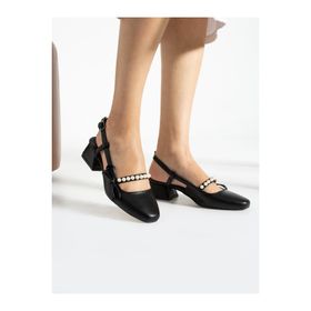 Alemdar Shoes LEXA Siyah Kadın Topuklu Ayakkabı
