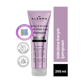 Alerma 250 ml Biotin Keratin Dökülme Karşıtı Sülfatsız Şampuan