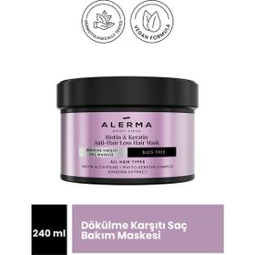 Alerma Biotin & Keratin 240 ml Dökülme Karşıtı Saç Bakım Maskesi