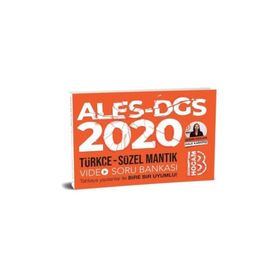 ALES DGS Türkçe Sözel Mantık Video Soru Bankası-Benim Hocam Yayınları