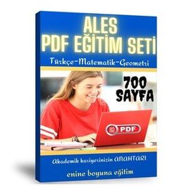 Ales Hazırlık Eğitim Seti 700 Sayfalık PDF Kitabı Enine Boyuna Eğitim