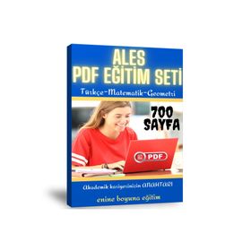 Ales Hazırlık Eğitim Seti 700 Sayfalık PDF Kitabı Enine Boyuna Eğitim