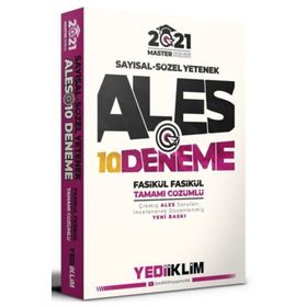 ALES Sayısal Sözel Yetenek Master Serisi Tamamı Çözümlü Soru Bankası 2021-Yediiklim Yayınları