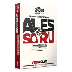 ALES Sayısal Sözel Yetenek Master Serisi Tamamı Çözümlü Soru Bankası 2021-Yediiklim Yayınları