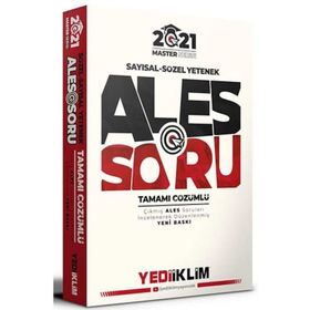 ALES Sayısal Sözel Yetenek Master Serisi Tamamı Çözümlü Soru Bankası 2021-Yediiklim Yayınları