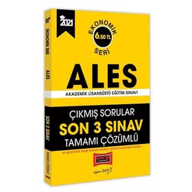 ALES Sayısal Sözel Yetenek Tamamı Çözümlü Son 3 Sınav 2021-Yediiklim Yayınları