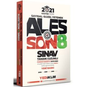 ALES Sayısal Sözel Yetenek Tamamı Çözümlü Son 7 Sınav 2021-Yediiklim Yayınları