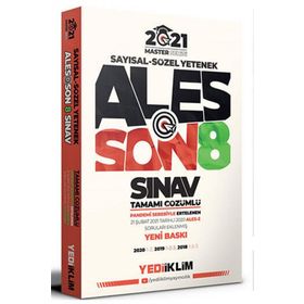 ALES Sayısal Sözel Yetenek Tamamı Çözümlü Son 7 Sınav 2021-Yediiklim Yayınları