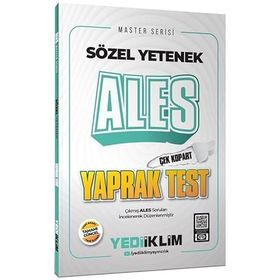 Ales Sözel Yetenek Çek Kopart Test 2017 - kollektif