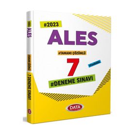 ALES Tamamı Çözümlü 7 Deneme Sınavı - Data Yayınları