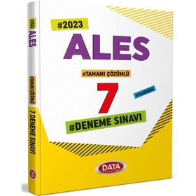 ALES Tamamı Çözümlü 7 Deneme Sınavı - Data Yayınları