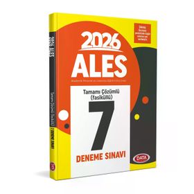 ALES Tamamı Çözümlü 7 Deneme Sınavı - Data Yayınları