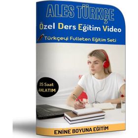 ALES Türkçe Özel Ders Eğitim Video Seti-Enine Boyuna Eğitim