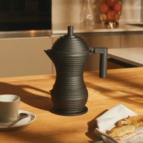 Alessi Pulcina 150 ml Siyah Espresso Makinesi