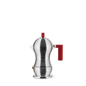 Alessi Pulcina İndüksiyon Tabanlı 300 ml Kırmızı Espresso Makinesi
