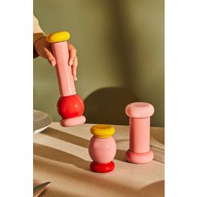 Alessi Values Pembe Tuz ve Karabiber Öğütücü