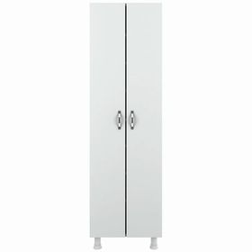 Alesta Life 2 Kapaklı 8 Raflı Beyaz Çok Amaçlı Dolap