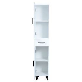 Alesta Life 2 Kapaklı Çekmeceli Beyaz Dolap