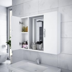 Alesta Life 75x60x15 cm Aynalı Banyo Dolabı