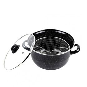 Alev P31225S2315 24 cm Emaye Kızartma Tenceresi