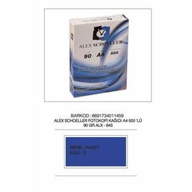 Alex A4 100 Gr 500 lü Fotokopi Kağıdı