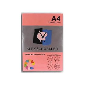 Alex ALX-742 500 Adet Fosforlu Pembe Renkli Fotokopi Kağıdı