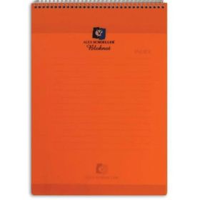 Alex ALX-960 Schoeller A4 Soft Mavi Kareli 80 Sayfa Plastik Kapak Defter