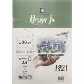 Alex Schoeller 595 Design Ja 180 gr A4 40 Yaprak Resim Defteri